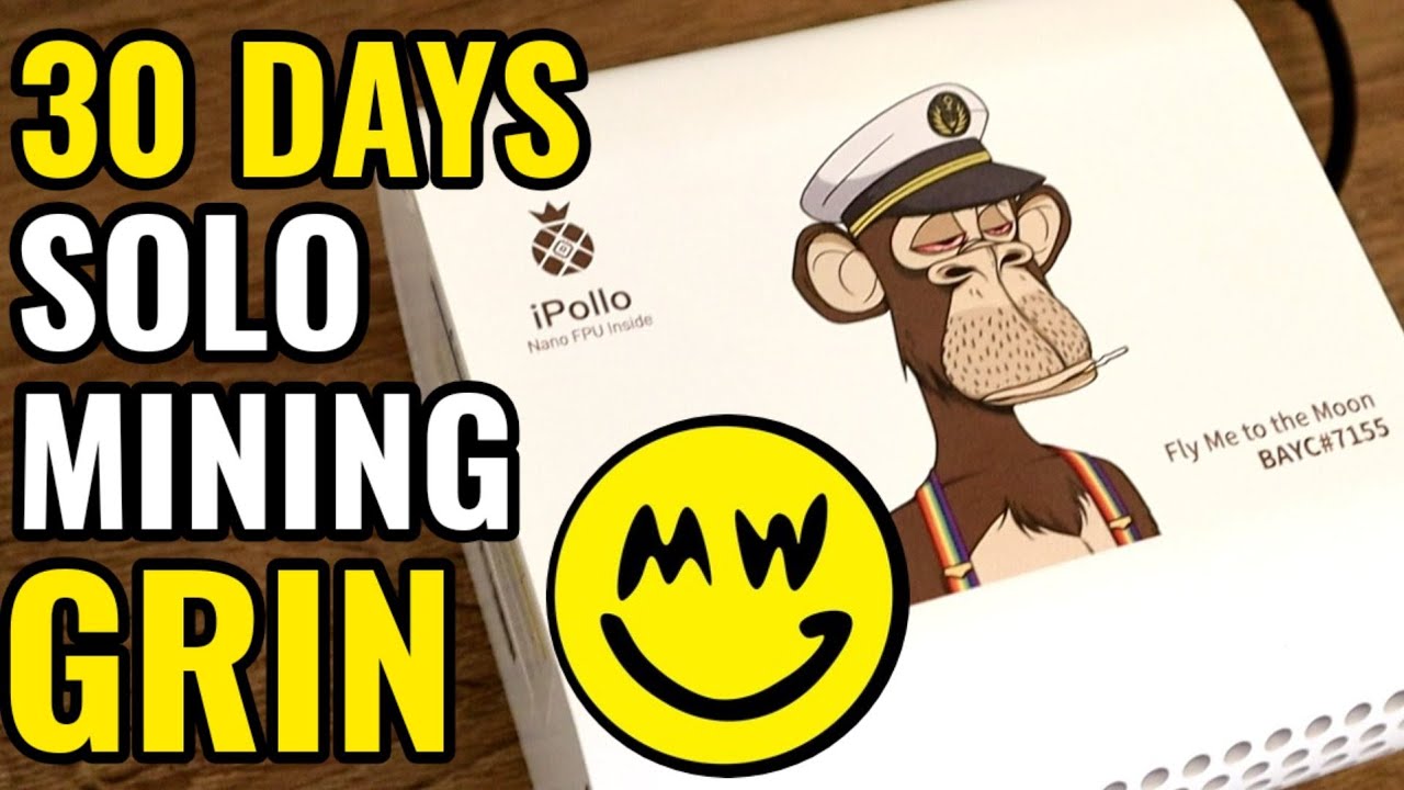 Solo Mining GRIN For 30 Days... This Is How Much I Made! How To Solo Mine GRIN On Ipollo G1 Mini