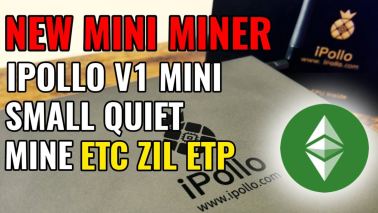 NEW MINI CRYPTO MINER! Ipollo V1 Mini ETC Miner With WIFI | Small, Quiet & Only Uses 100 Watts!