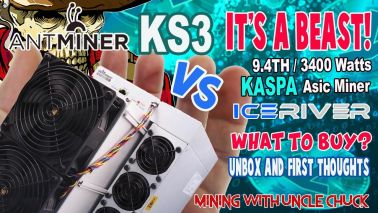 My Antminer KS3 KASPA Miners Are Here! IceRiver Vs Bitmain Lets Compare?