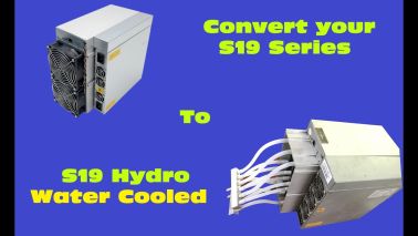 How to make your own #AntminerS19 Hydro #antminers19 liquid cooled + Overclocking