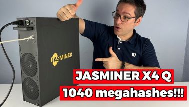 JASMINER X4 Q 1040 MEGAHASHES DE PODER!!! Review en Español