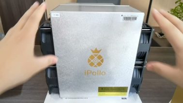 IPOLLO V1 Ethereum mining machine is measured, hash rate is 3600M, low power consumption(菠萝v1矿机开箱中文)