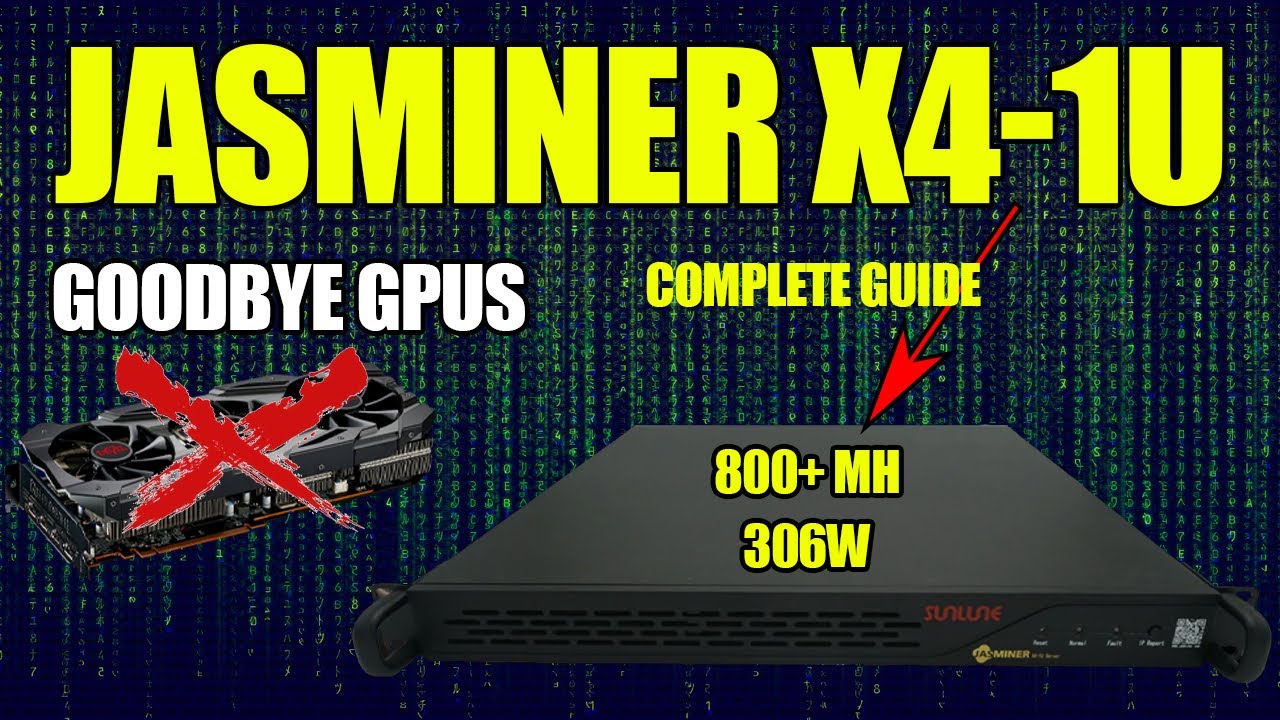 This Jasminer X4-1U Made Your GPUs OBSOLETE