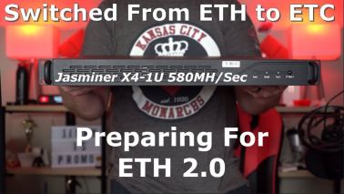 I Switched From Mining ETH to ETC - Here's How It Did (Jasminer X4-1U 580MH/Sec)