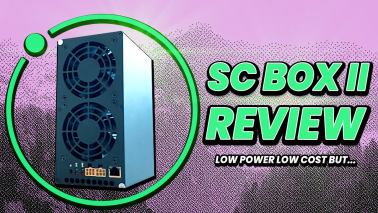 Goldshell SC BOX II - Small, Cheap, and Low Power Siacoin Mining Rig
