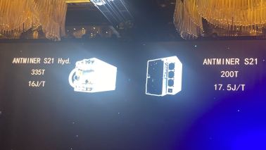 Antminer S21 / S21 Hydro hashrate revealed