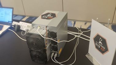 S19XP Running!! Dubai Bitmain Summit Convention 2021!! Bitcoin Miner