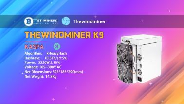 TheWindMiner K9 10.3TH 3300W KAS Miner Setup